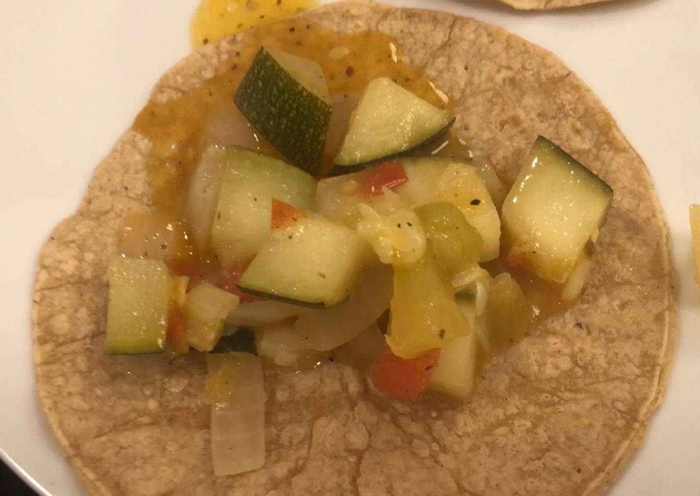 Tacos veganos de calabacita