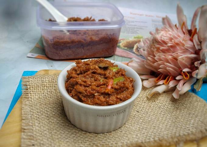 Sambal Tanak Terasi Kecombrang