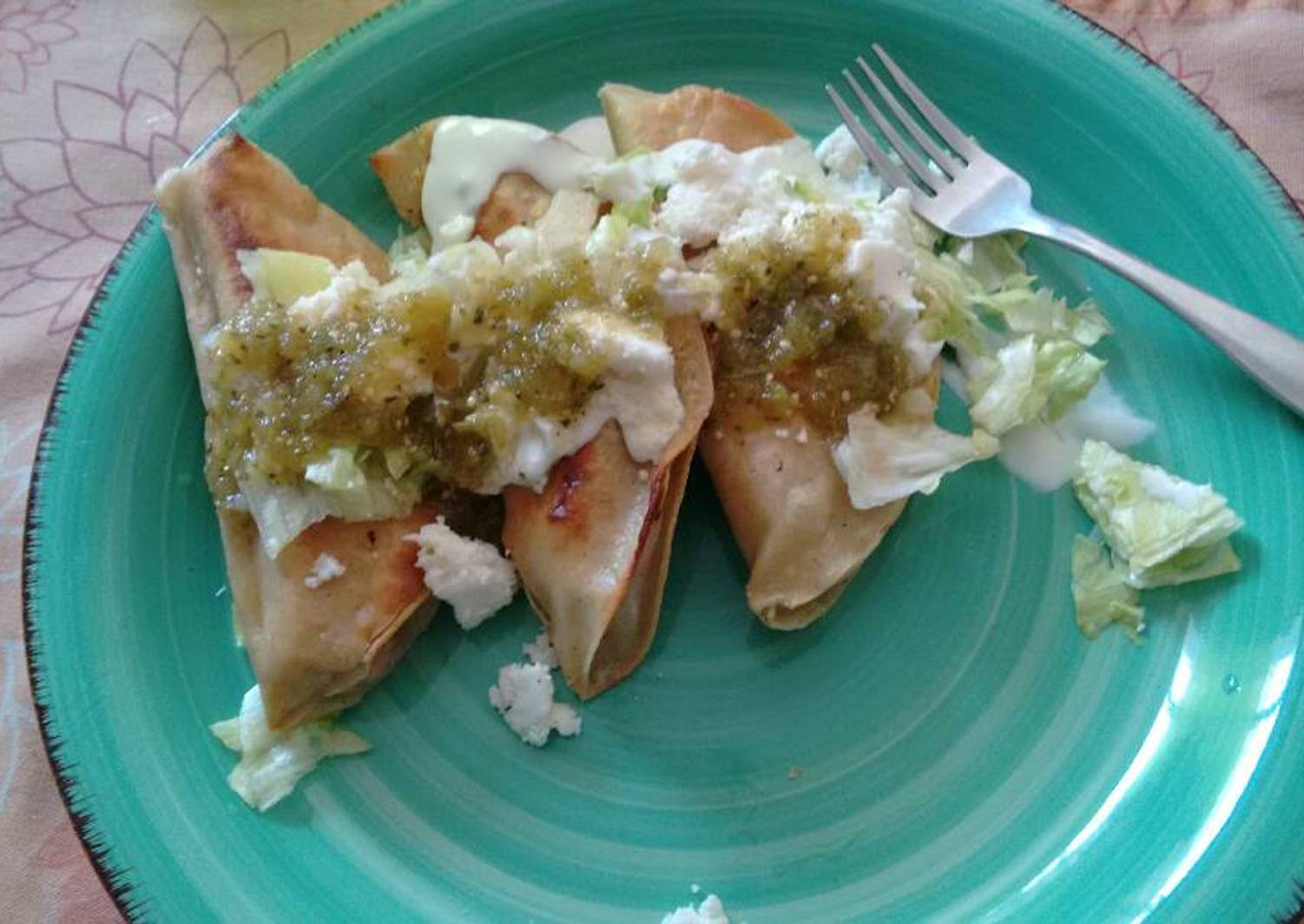 Quesadillas de patata y atún. ॐ Receta de María Carmen Cookpad