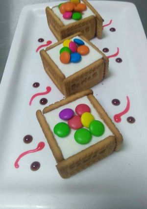 A picture of Parle cheese cake.