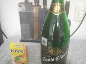 Una foto de postres con sidra
