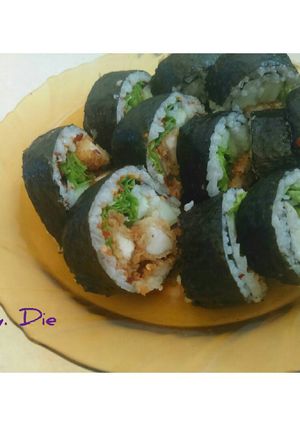 Foto resep Sushi katsu vegan homemade