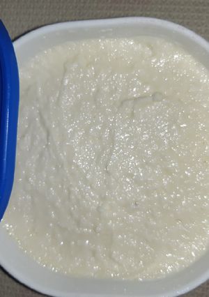 A picture of Homemade butter.