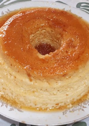 Una foto de Flan casero