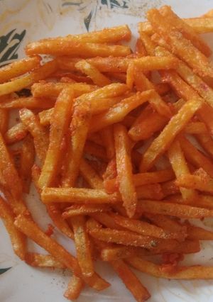A picture of French fries.
