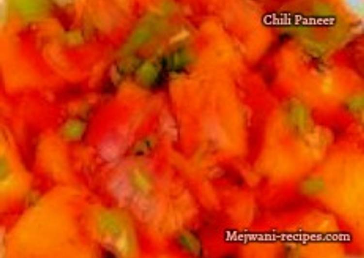 Recipe of Favorite Chilli Paneer
