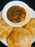 Sattu ki kachori with Aloo sabji