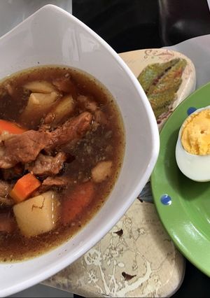 Foto resep Rawon sapi + Sambal