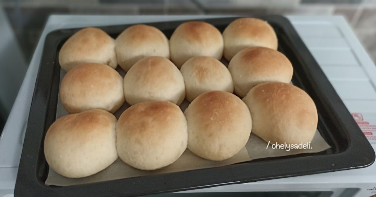 Resep Roti Bun (Tanpa Mixer, Tanpa Ulen) oleh Rachel Esther S. - Cookpad