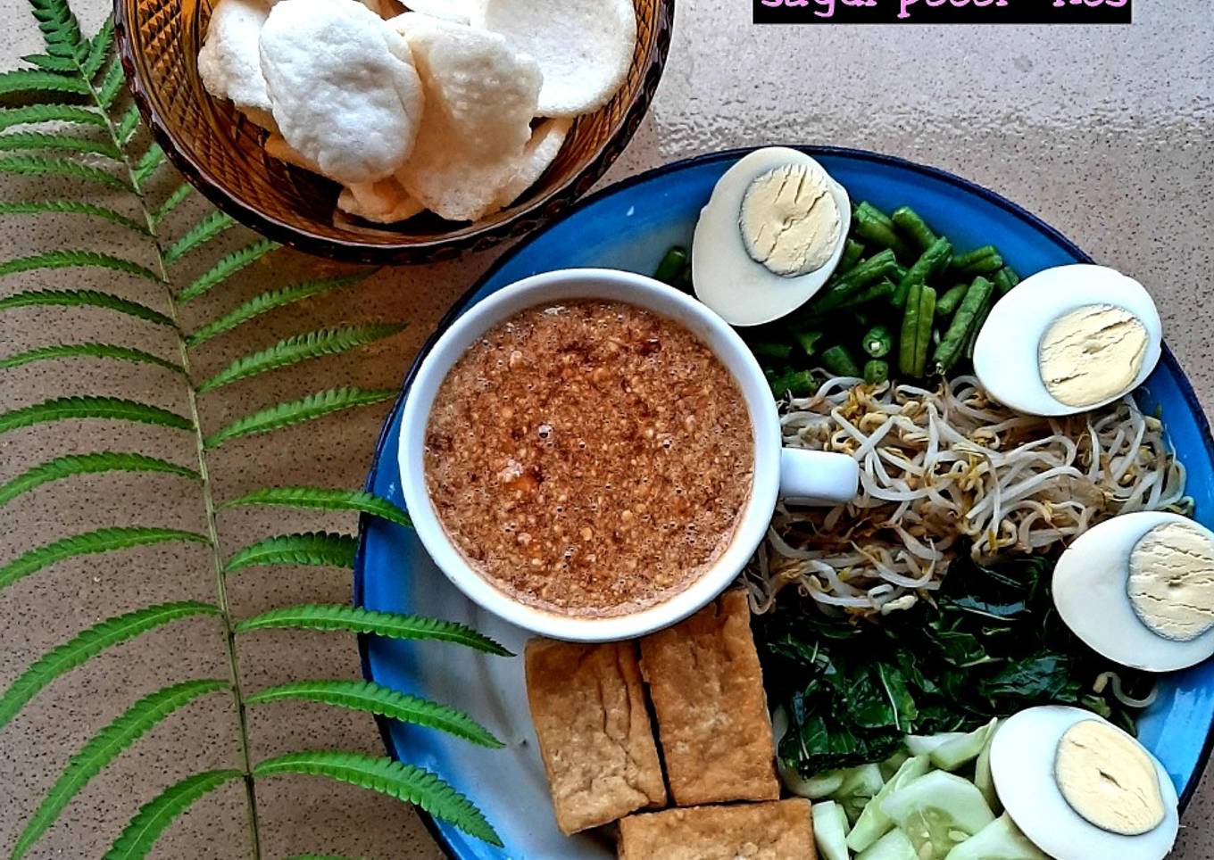 Sayur Pecel Komplit ala Mamah