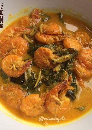 Foto resep Gulai Udang Daun Singkong