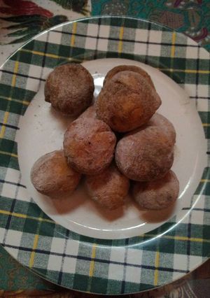 Foto resep Donat kenyal isi coklat tabur gula cinnamon