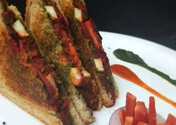 Update, Making Recipe Bombay Beetroot Masala BBMSandwich with Paneer Savory Delicious