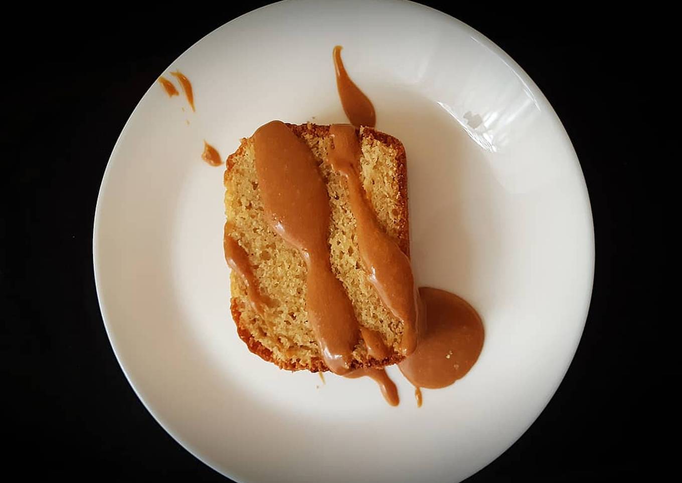 Recette cake et sa sauce caramel
