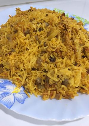 عکسی از دستور بریانی با مرغ قشمی
