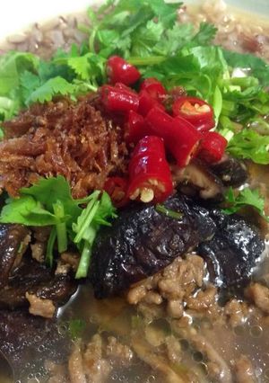 รูปของ ข้าวต้มหมูสับทรงเครื่อง