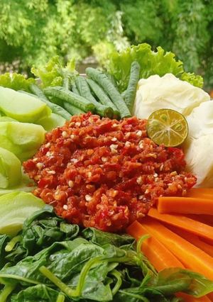 Foto resep Diet: sambal merah