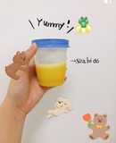 Sữa bí đỏ (bữa phụ của bé)