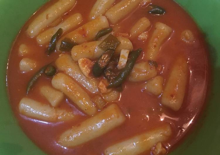 Tteokbokki / Kue Beras Saus Pedas Ala Korea