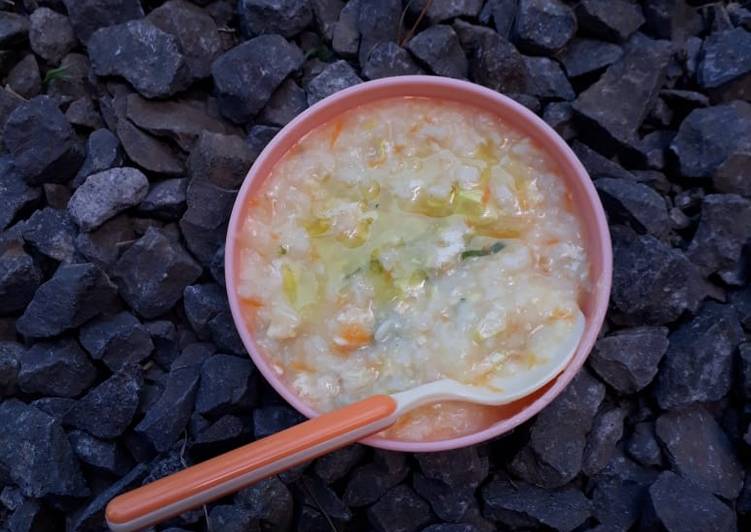 Langkah Mudah untuk Membuat Bubur mpasi plus evoo Anti Gagal