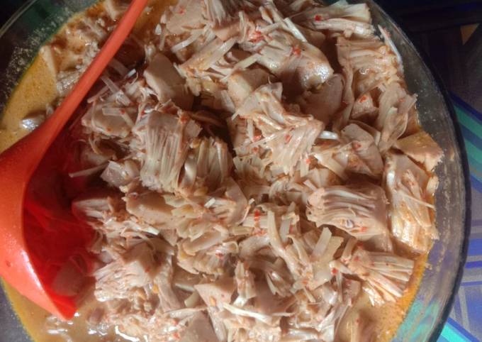 Cara membuat Gulai nangka rumahan