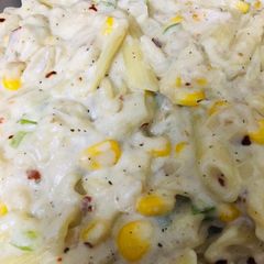 White sauce pasta A picture of White sauce pasta.