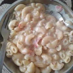 White Sauce Macaroni Pasta A picture of White Sauce Macaroni Pasta.