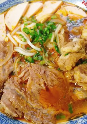 Hình của món Bún Bò Huế.