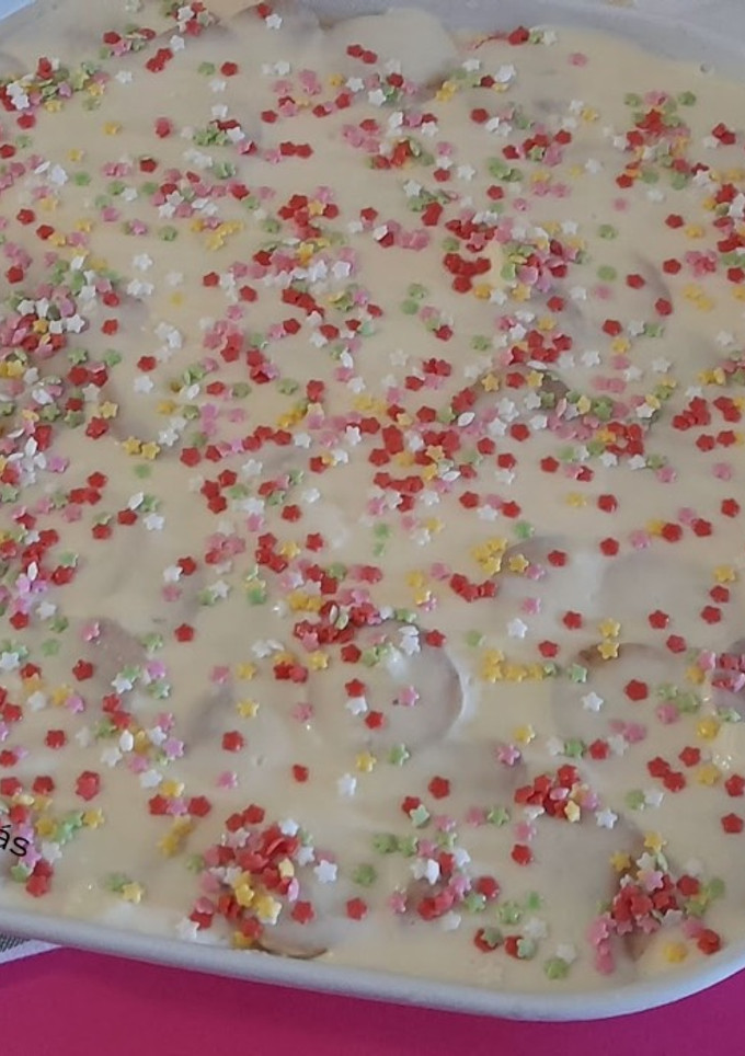 Una foto de Budín de plátano