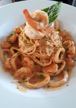 Una foto de Linguine di mare