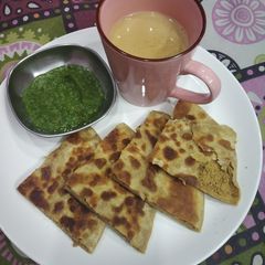Sattu paratha A picture of Sattu paratha.