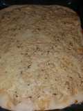 Pizza de pollo con crema