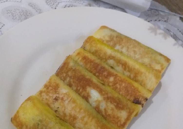 Roti lipat bakar isi selai coklat