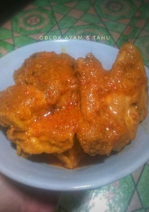 Foto resep Oblok Ayam & Tahu