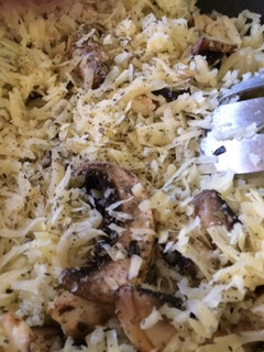 Una foto de "Risotto" con champiñones
