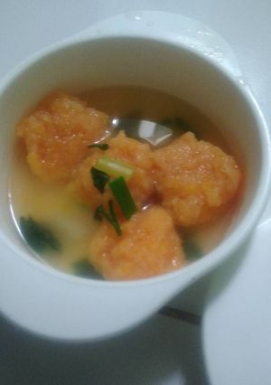 Foto resep Bakso udang wortel balita mpasi+