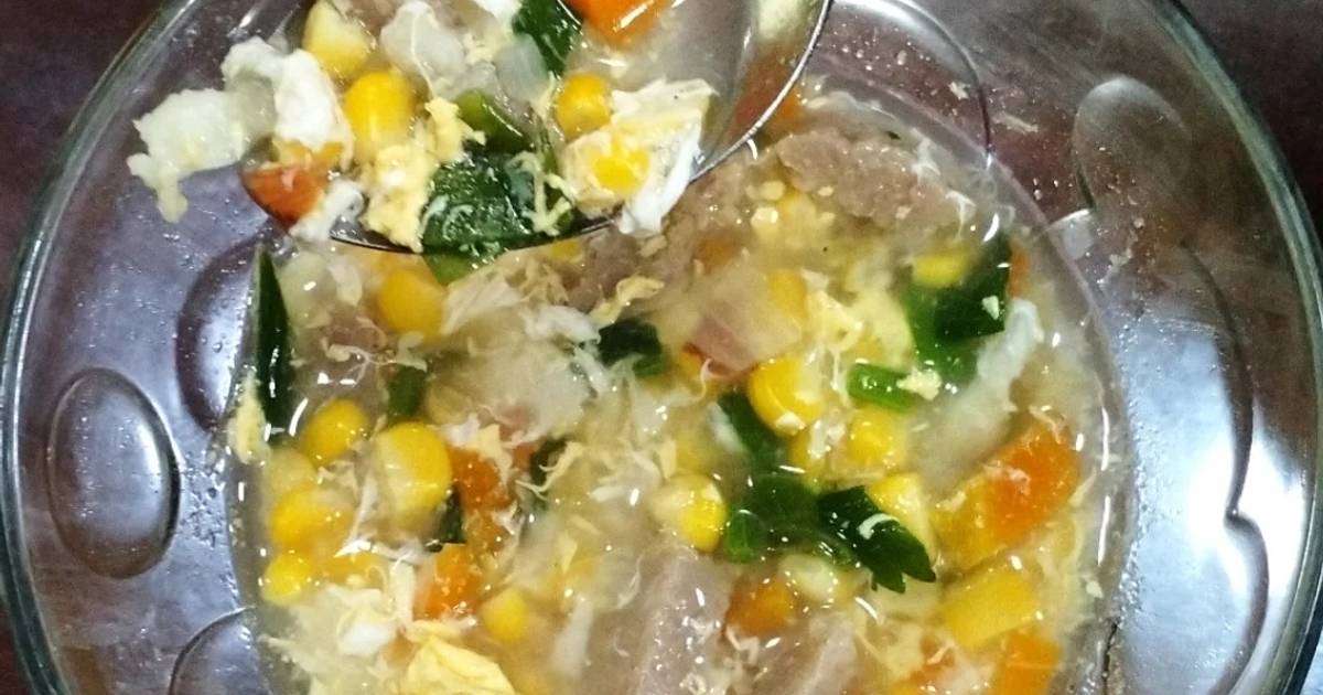 Resep Sup Jagung Bakso Oleh Annisa Lidia Wati Cookpad