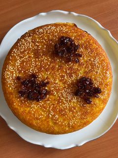 عکسی از دستور ته چین مرغ