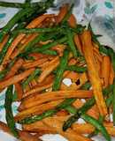 Vegetales a la francesa en lugar de papas "fácil y delicioso"