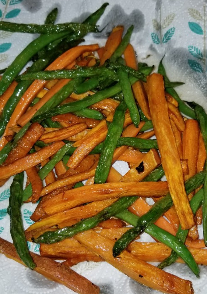 Una foto de Vegetales a la francesa en lugar de papas "fácil y delicioso"