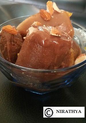 A picture of Chilled Choco Bites { Milkless & Vegan}.