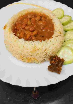 A picture of Punjabi Rajma Masala.
