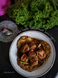 Foto resep Telur Ceplok-Tahu Masak Saus Inggris