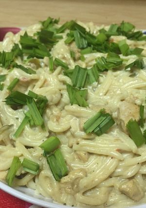 صورة لوصفة مكرونة باستا بالجبن 🍝