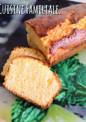 Une photo de Cake citron/mascarpone