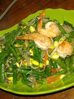 Foto resep Tumis kacang panjang mix udang kecambah