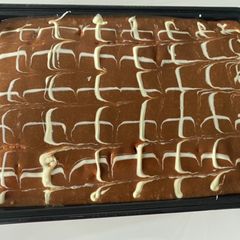 A picture of Carrot and banana eggless cake.