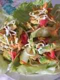 Flores de Ensalada con Brotes de Soja
