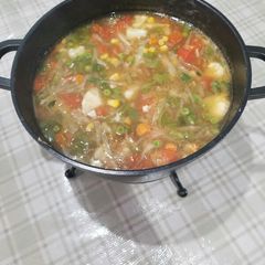 A picture of Vegetables Soup.