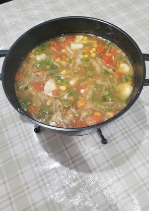 A picture of Vegetables Soup.
